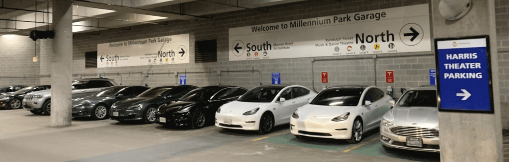 Millennium Garages Reserve Parking Online - Chicago Illinois | Electric ...