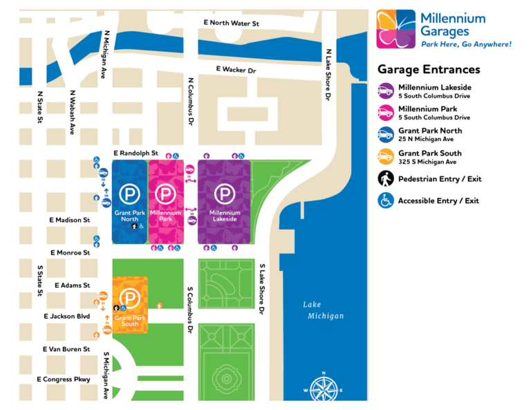 Millennium Garages Reserve Parking Online - Chicago Illinois | Buy ...